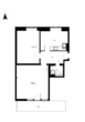 Grundriss - Gemütliche 2 Zi.-Whg., ca. 63 m² Wfl. mit Einbauküche mit Balkon