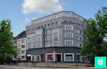 Schöne Geschäftsfläche in Uhlenhorster Traumlage ca. 62m², 22085 Hamburg, Bürohaus